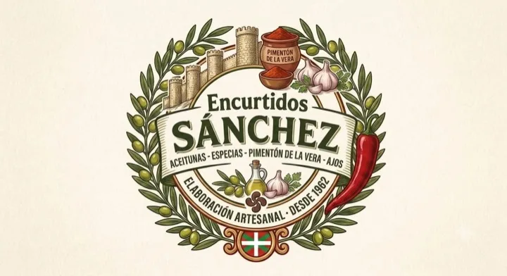 Logotipo de Encurtidos Sánchez