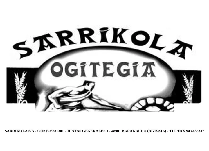 Logotipo de Sarrikola Ogitegia